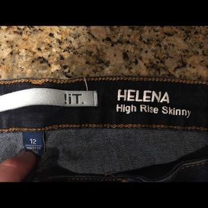 !IT Helena High Rise Jeans, Size 12